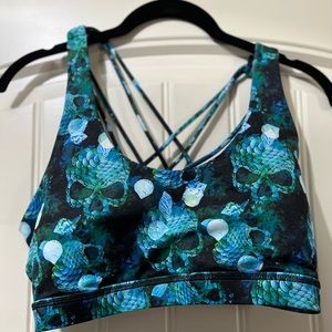 CVG Mermaid Skull Sports Bra Size: XXL